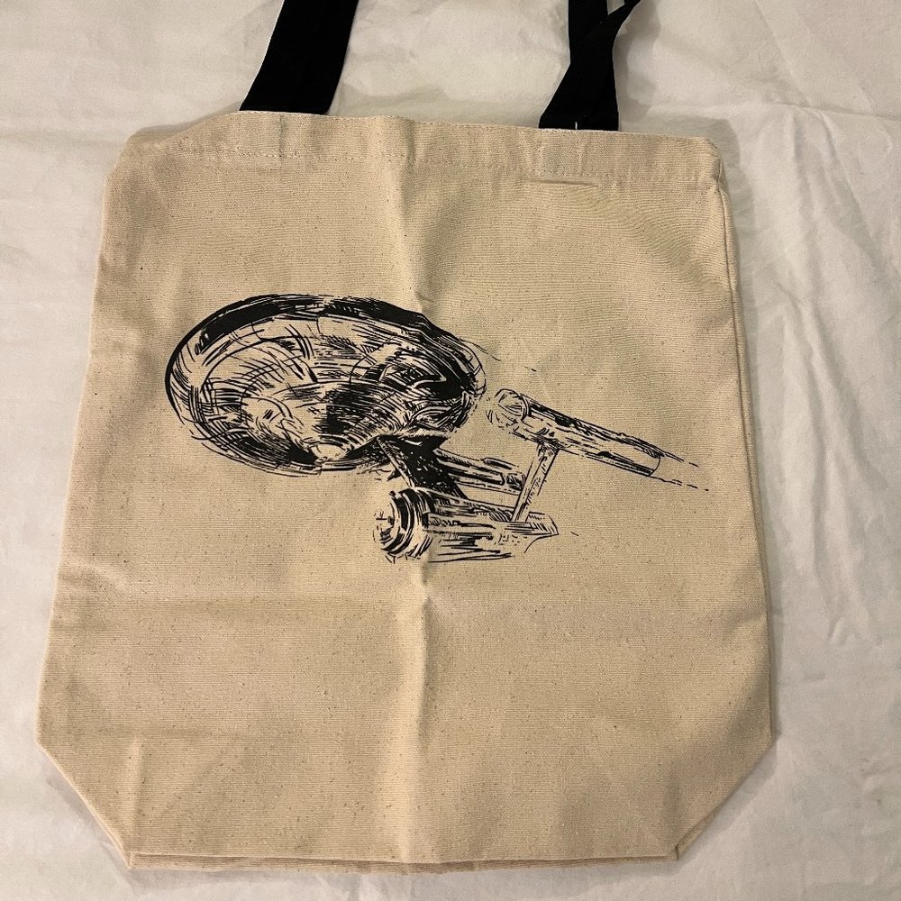 NWT Star Trek Enterprise tote bag, original artwork!